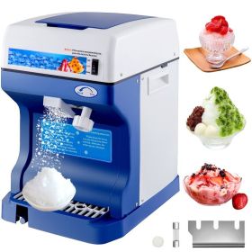 110V Electric Shaved Ice Machine 250W Snow Cone Maker Tabletop W/Adjustable Ice Texture, Ice Shaving Machine 265LBs/hr For Home And Commerical Us (Option: Multicolor)